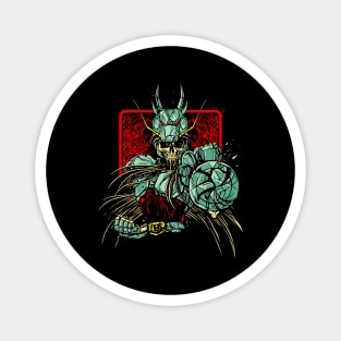 Dragon Shiryu Skeleton Saint Seiya Dark Art Magnet